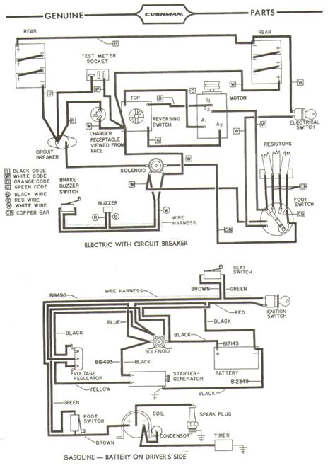 Rev Up Your Ride: Unveiling the Ultimate 2000 Cushman Truckster Gasoline Engine Wiring Diagram!